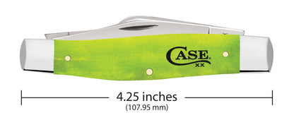 Case Knives C. Platts' Sons® Smooth Lime Green Bone Large Stockman