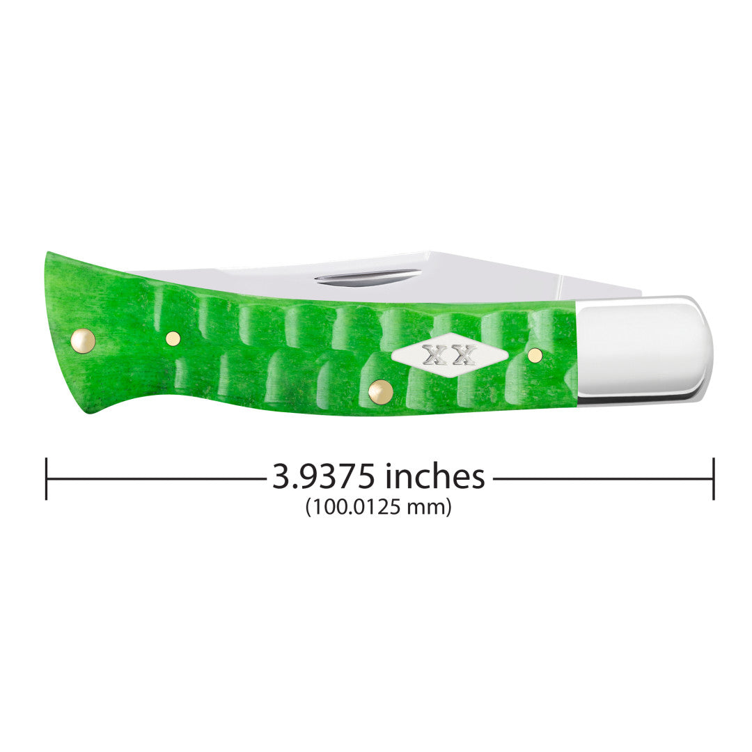 Case Knives Gator Jigged Bright Green Bone Case Axe Handle®