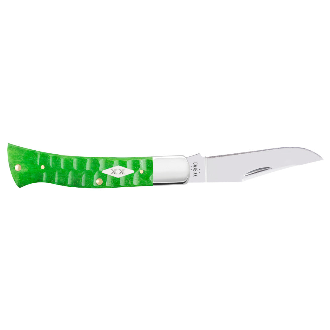 Case Knives Gator Jigged Bright Green Bone Case Axe Handle®