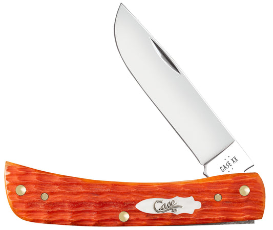 Case Knives Crandall Jigged Tequila Sunrise Bone Sod Buster® Jr