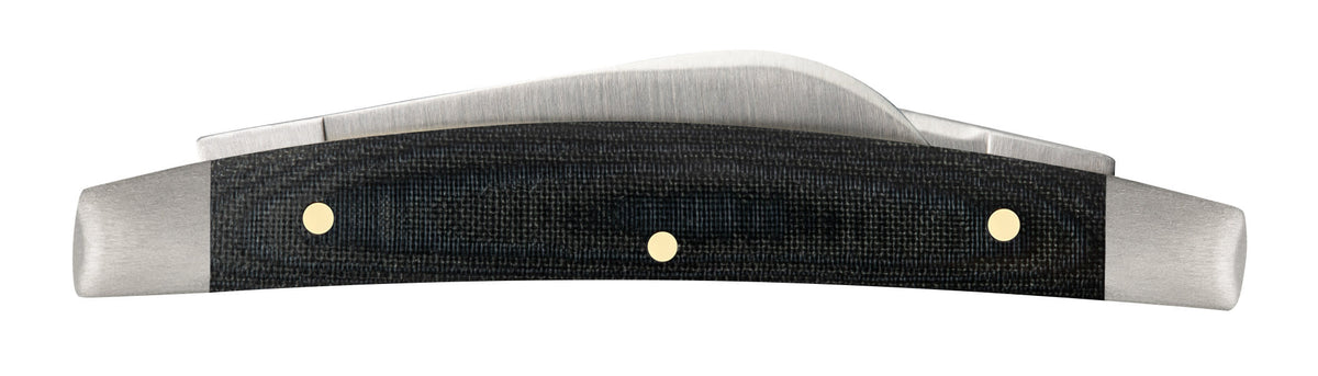 Case Knives Smooth Black Micarta® Small Congress