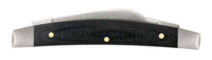 Case Knives Smooth Black Micarta® Small Congress
