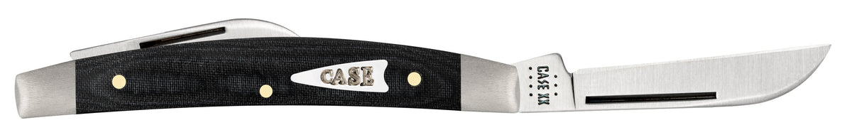 Case Knives Smooth Black Micarta® Small Congress