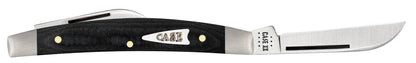 Case Knives Smooth Black Micarta® Small Congress
