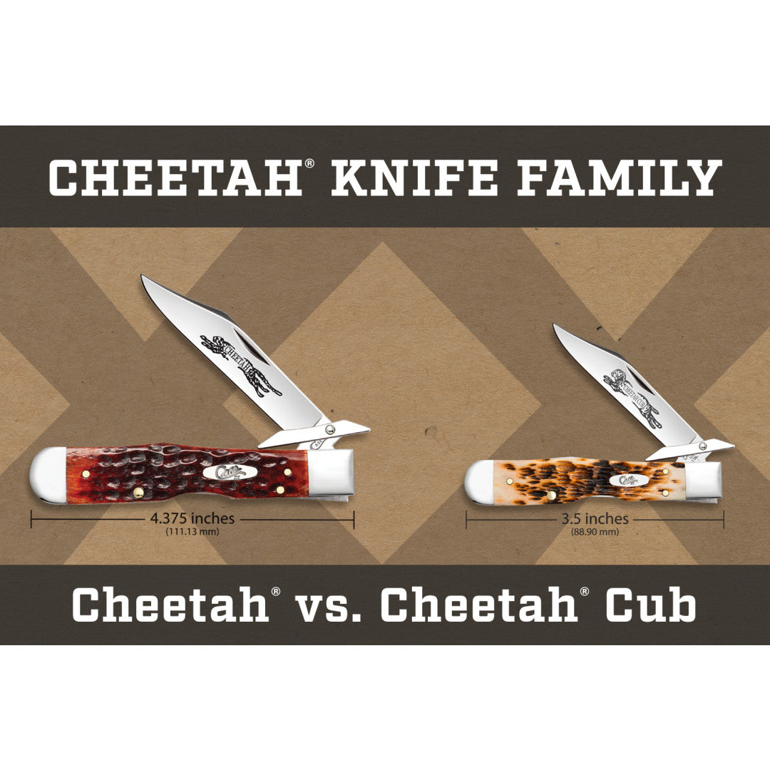 Case Knives Platts Jig Yellow Bone Cheetah® Cub