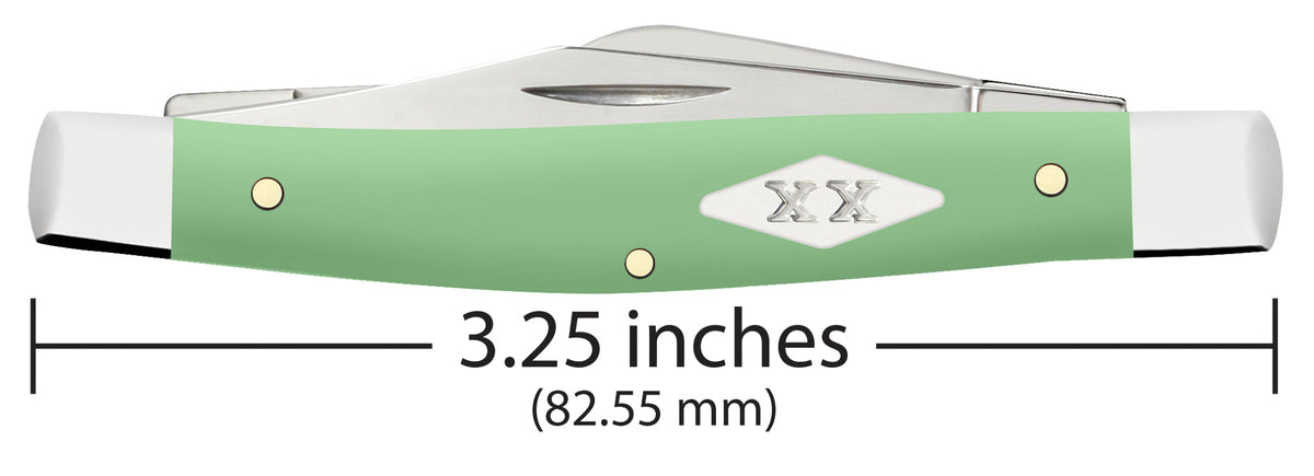 Case Knives Smooth Mint Green Synthetic Medium Stockman