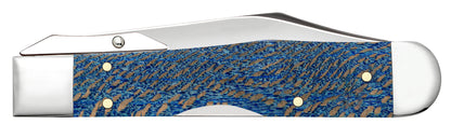 Case Knives Smooth Blue Sycamore Wood Cheetah® Cub