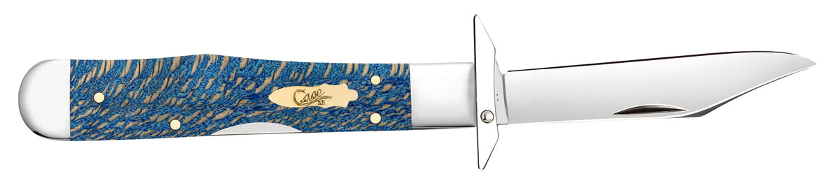 Case Knives Smooth Blue Sycamore Wood Cheetah® Cub