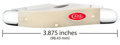 Case Knives Smooth Natural Bone Muskrat