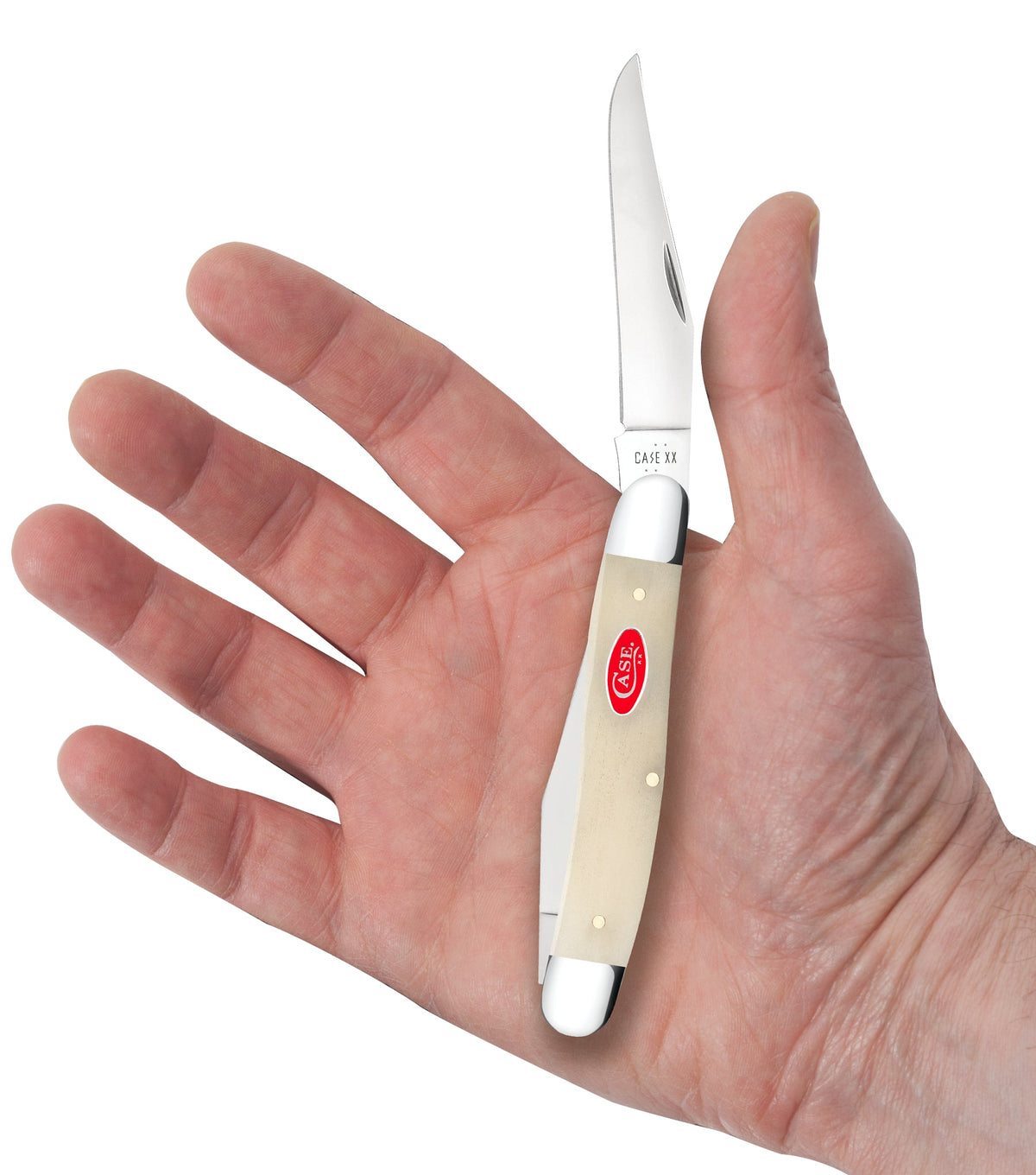 Case Knives Smooth Natural Bone Muskrat