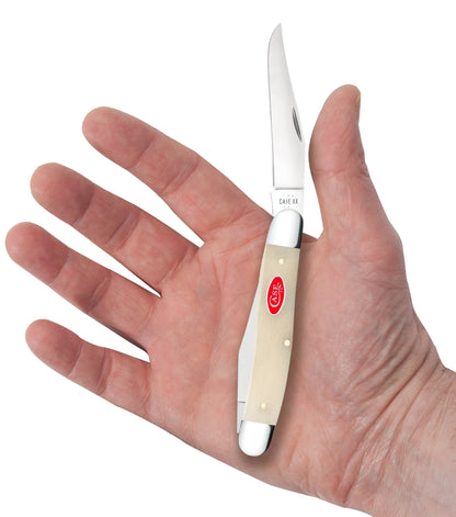 Case Knives Smooth Natural Bone Muskrat