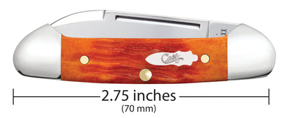 Case Knives Crandall Jigged Tequila Sunrise Bone Baby Butterbean