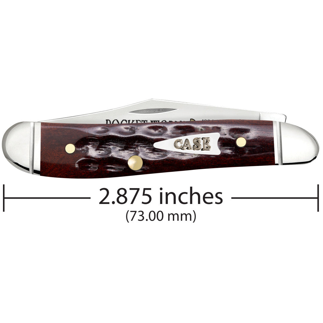 Case Knives Pocket Worn® Corn Cob Jig Mahogany Bone Peanut