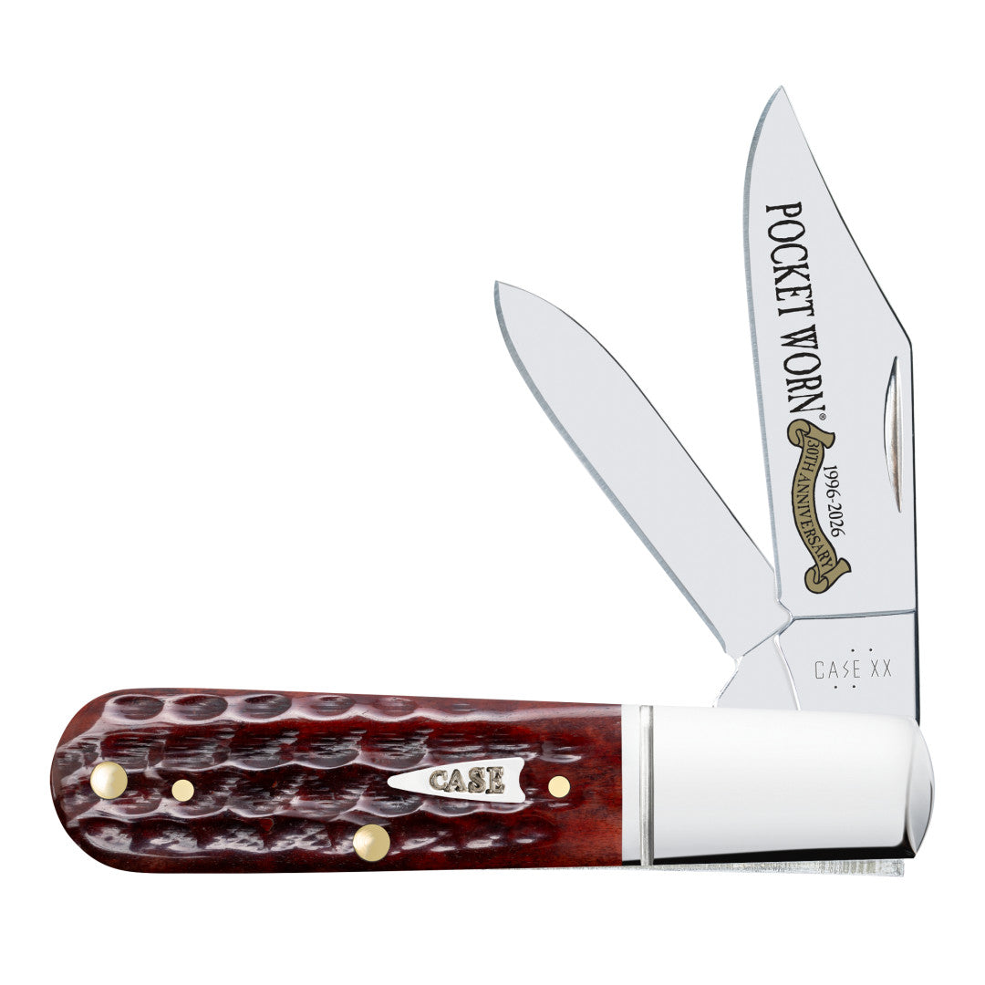 Case Knives Pocket Worn® Corn Cob Jig Mahogany Bone Barlow