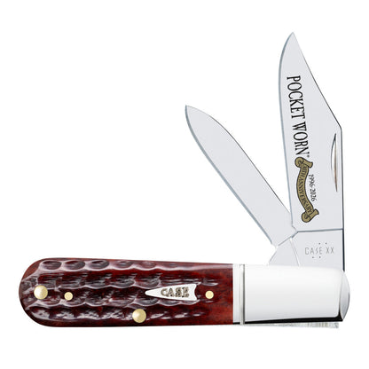 Case Knives Pocket Worn® Corn Cob Jig Mahogany Bone Barlow