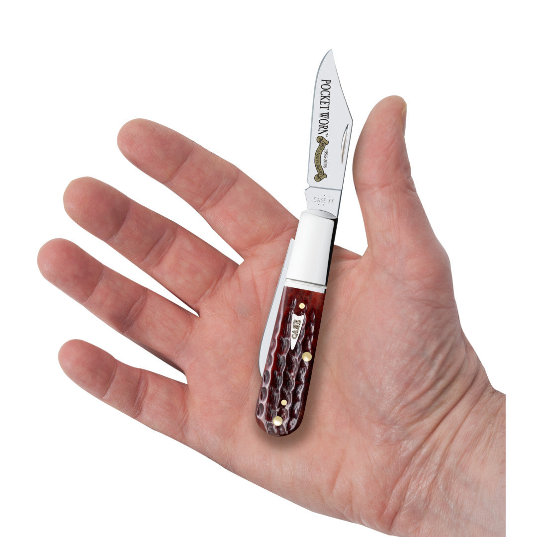 Case Knives Pocket Worn® Corn Cob Jig Mahogany Bone Barlow