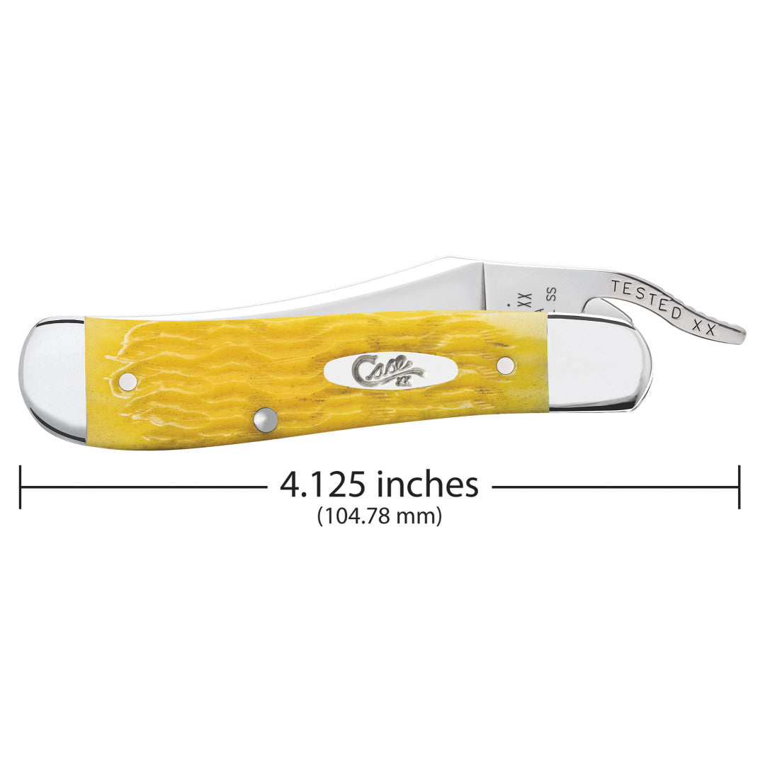 Case Knives Platts Jig Yellow Bone RussLock®