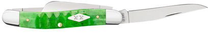 Case Knives Gator Jigged Bright Green Bone Medium Stockman