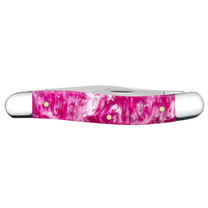 Case Knives Smooth Pink Crackle Kirinite® Medium Pen